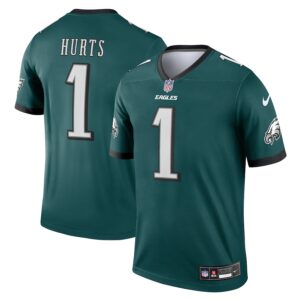 Jalen Hurts Philadelphia Eagles Nike Team Legend Player Performance Top - Green photo 1 Jersey4u