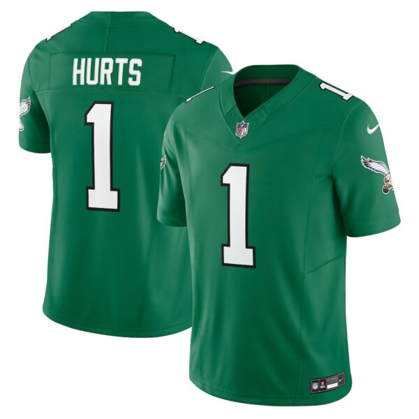 Jalen Hurts Philadelphia Eagles Nike Vapor F.U.S.E. Limited Jersey - Kelly Green photo 1 Jersey4u