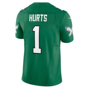 Jalen Hurts Philadelphia Eagles Nike Vapor F.U.S.E. Limited Jersey - Kelly Green photo 3 Jersey4u