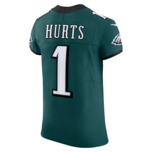 Jalen Hurts Philadelphia Eagles Nike Vapor F.U.S.E. Elite Jersey - Midnight Green photo 3 Jersey4u