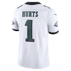 Jalen Hurts Philadelphia Eagles Nike Vapor F.U.S.E. Limited Jersey - White photo 3 Jersey4u