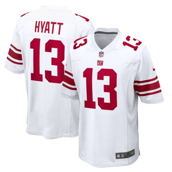 Jalin Hyatt New York Giants Nike  Game Jersey -  White photo 1 Jersey4u