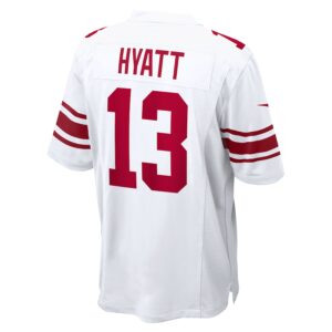 Jalin Hyatt New York Giants Nike  Game Jersey -  White photo 3 Jersey4u