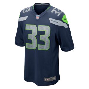 Jamal Adams Seattle Seahawks Nike Game Team Jersey - College Navy photo 2 Jersey4u