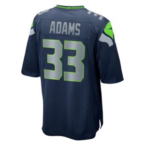 Jamal Adams Seattle Seahawks Nike Game Team Jersey - College Navy photo 3 Jersey4u