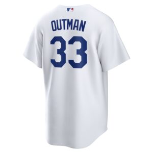 James Outman Los Angeles Dodgers Nike Jersey4u Player Jersey - White photo 3 Jersey4u