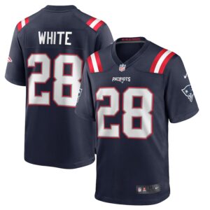 James White New England Patriots Nike Game Player Jersey - Navy photo 1 Jersey4u