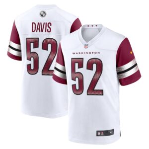 Jamin Davis Washington Commanders Nike Game Jersey - White photo 1 Jersey4u