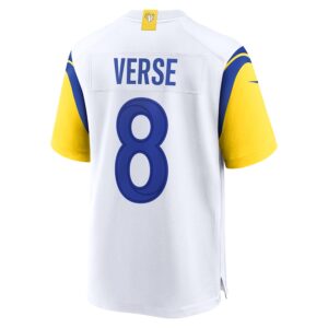 Jared Verse Los Angeles Rams Nike  Game Jersey -  White photo 3 Jersey4u