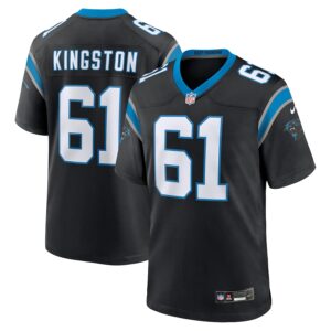Jarrett Kingston Carolina Panthers Nike  Game Jersey -  Black photo 1 Jersey4u