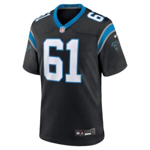 Jarrett Kingston Carolina Panthers Nike  Game Jersey -  Black photo 2 Jersey4u