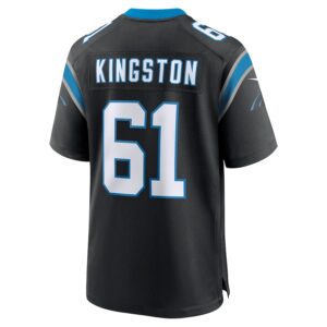 Jarrett Kingston Carolina Panthers Nike  Game Jersey -  Black photo 3 Jersey4u