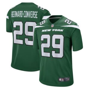 Jarrick Bernard Converse New York Jets Nike  Game Jersey - Gotham Green photo 1 Jersey4u