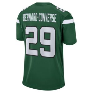 Jarrick Bernard Converse New York Jets Nike  Game Jersey - Gotham Green photo 3 Jersey4u