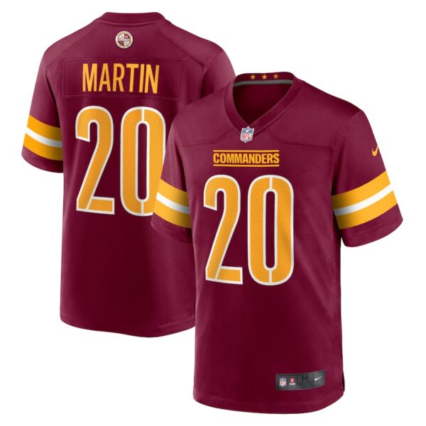 Jartavius Martin Washington Commanders Nike Team Game Jersey - Burgundy photo 1 Jersey4u