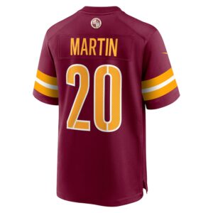 Jartavius Martin Washington Commanders Nike Team Game Jersey - Burgundy photo 3 Jersey4u
