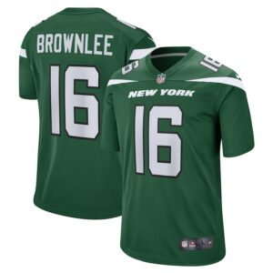Jason Brownlee New York Jets Nike  Game Jersey - Gotham Green photo 1 Jersey4u