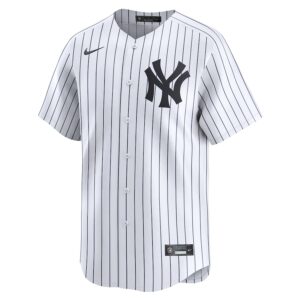 Jasson Domínguez New York Yankees Nike Home Limited Player Jersey - White photo 2 Jersey4u