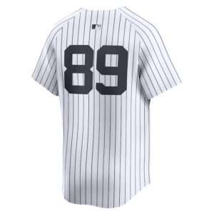 Jasson Domínguez New York Yankees Nike Home Limited Player Jersey - White photo 3 Jersey4u