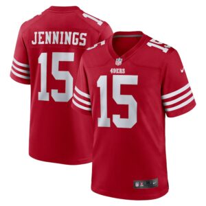 Jauan Jennings San Francisco 49ers Nike  Game Jersey -  Scarlet photo 1 Jersey4u