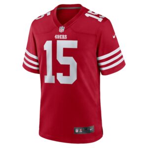 Jauan Jennings San Francisco 49ers Nike  Game Jersey -  Scarlet photo 2 Jersey4u