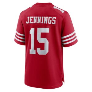 Jauan Jennings San Francisco 49ers Nike  Game Jersey -  Scarlet photo 3 Jersey4u