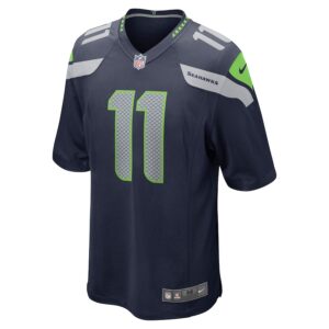 Jaxon Smith-Njigba Seattle Seahawks Nike  Game Jersey - College Navy photo 2 Jersey4u