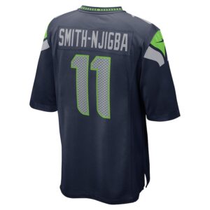 Jaxon Smith-Njigba Seattle Seahawks Nike  Game Jersey - College Navy photo 3 Jersey4u