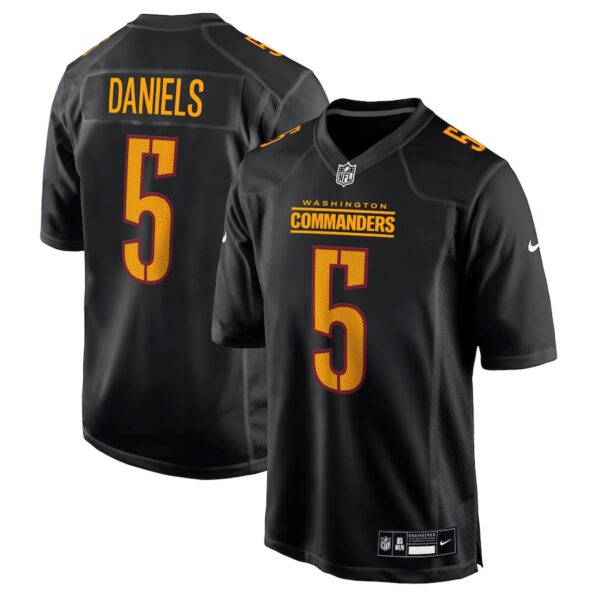 Jayden Daniels Washington Commanders Nike Fashion Jersey - Carbon Black photo 1 Jersey4u