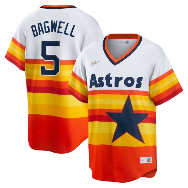 Jeff Bagwell Houston Astros Nike Home Cooperstown Collection Player Jersey - White photo 1 Jersey4u