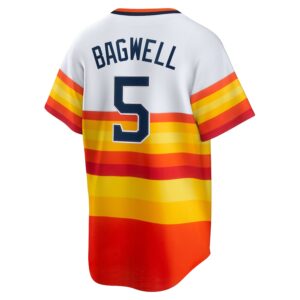 Jeff Bagwell Houston Astros Nike Home Cooperstown Collection Player Jersey - White photo 3 Jersey4u