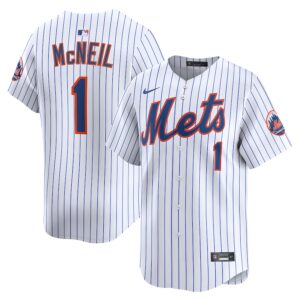 Jeff McNeil New York Mets Nike Alternate Limited Player Jersey - White photo 1 Jersey4u