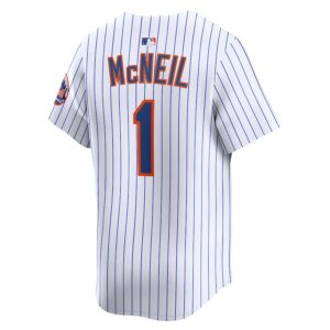 Jeff McNeil New York Mets Nike Alternate Limited Player Jersey - White photo 3 Jersey4u