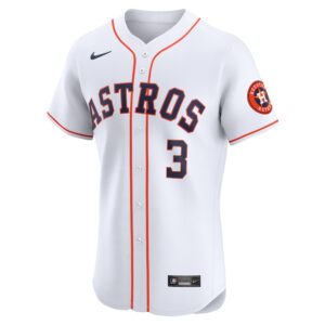 Jeremy Peña Houston Astros Nike Home Elite Player Jersey - White photo 2 Jersey4u