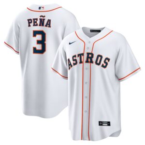 Jeremy Peña Houston Astros Nike Home Jersey4u Jersey - White photo 1 Jersey4u