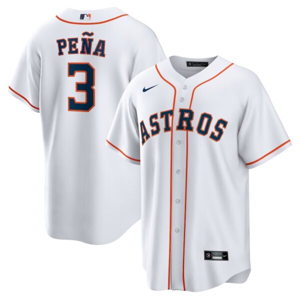 Jeremy Peña Houston Astros Nike Home Jersey4u Jersey - White photo 1 Jersey4u