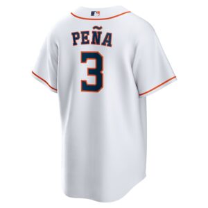 Jeremy Peña Houston Astros Nike Home Jersey4u Jersey - White photo 3 Jersey4u