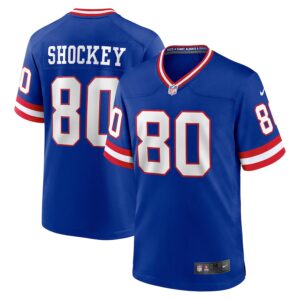 Jeremy Shockey New York Giants Nike Classic Retired Player Game Jersey - Royal photo 1 Jersey4u