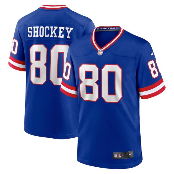 Jeremy Shockey New York Giants Nike Classic Retired Player Game Jersey - Royal photo 1 Jersey4u