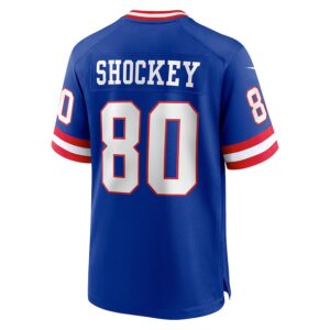 Jeremy Shockey New York Giants Nike Classic Retired Player Game Jersey - Royal photo 3 Jersey4u