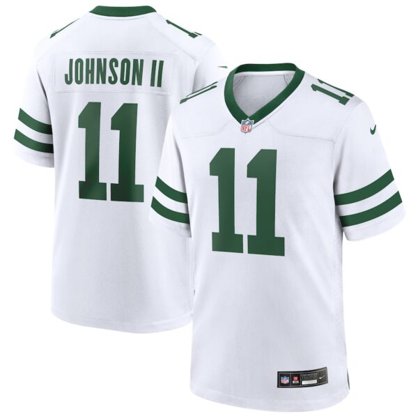Jermaine Johnson II New York Jets Nike Game Jersey - Legacy White photo 1 Jersey4u
