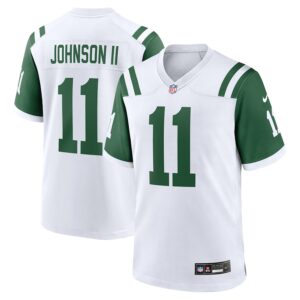Jermaine Johnson II New York Jets Nike Classic Alternate Game Jersey - White photo 1 Jersey4u