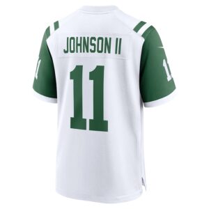 Jermaine Johnson II New York Jets Nike Classic Alternate Game Jersey - White photo 3 Jersey4u