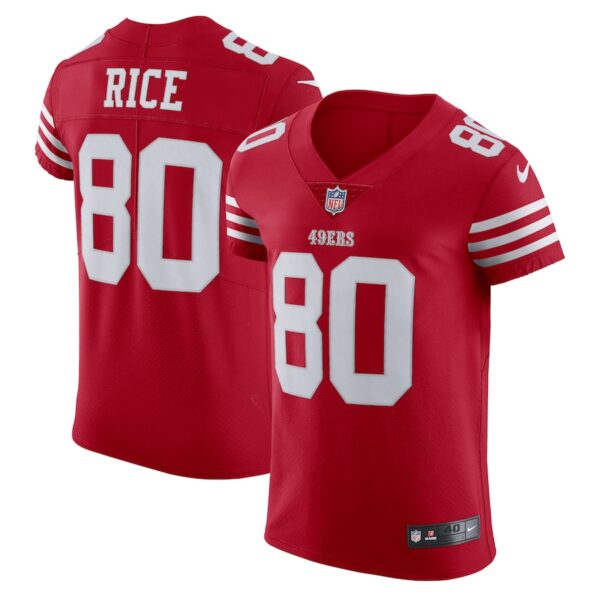 Jerry Rice San Francisco 49ers Nike Vapor Elite Retired Player Jersey - Scarlet photo 1 Jersey4u