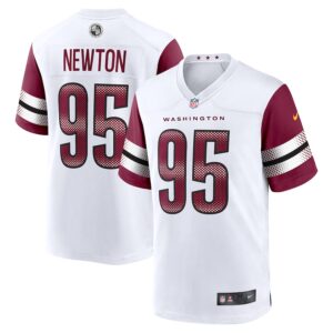 Jer'Zhan Newton Washington Commanders Nike Game Jersey -  White photo 1 Jersey4u