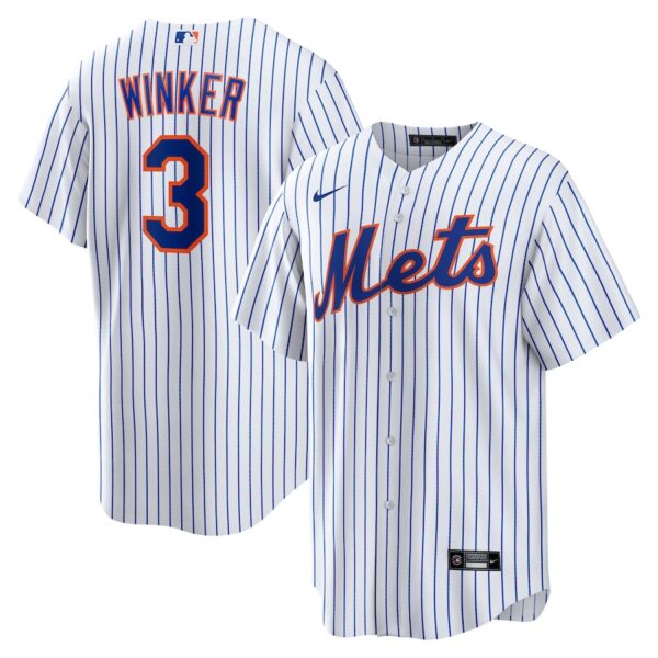 Jesse Winker New York Mets Nike Home Jersey4u Jersey - White photo 1 Jersey4u