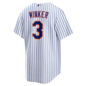 Jesse Winker New York Mets Nike Home Jersey4u Jersey - White photo 3 Jersey4u