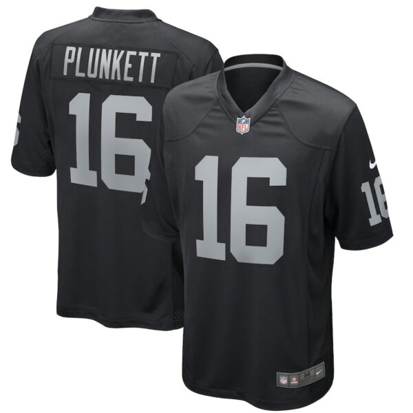 Jim Plunkett Las Vegas Raiders Nike Game Retired Player Jersey - Black photo 1 Jersey4u