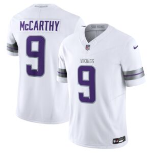 J.J. McCarthy Minnesota Vikings Nike Vapor F.U.S.E. Limited Jersey - White photo 1 Jersey4u