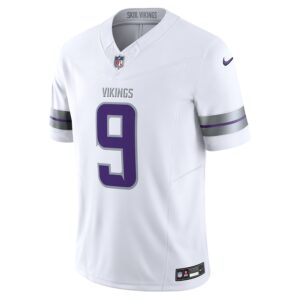 J.J. McCarthy Minnesota Vikings Nike Vapor F.U.S.E. Limited Jersey - White photo 2 Jersey4u